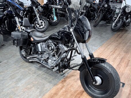 2002 Harley-Davidson Fat Boy, чёрный, 999000 рублей, вид 1