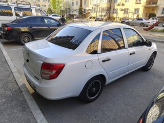 2014 Lada (ВАЗ) Granta I, белый, 355000 рублей, вид 4