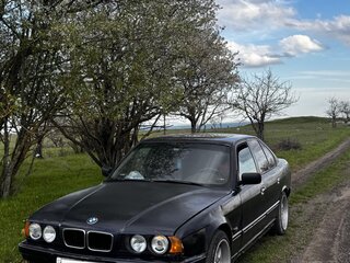 1993 BMW 5 серии 525i III (E34), чёрный, 365000 рублей, вид 1