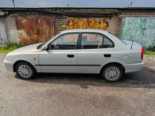 2008 Hyundai Accent ТагАЗ II, серебристый, 435000 рублей, вид 5