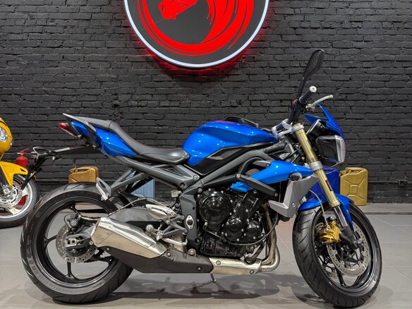 2015 Triumph Street Triple, синий, 545000 рублей - вид 12