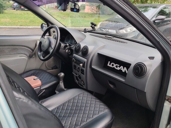 2007 Renault Logan I, зелёный - вид 7