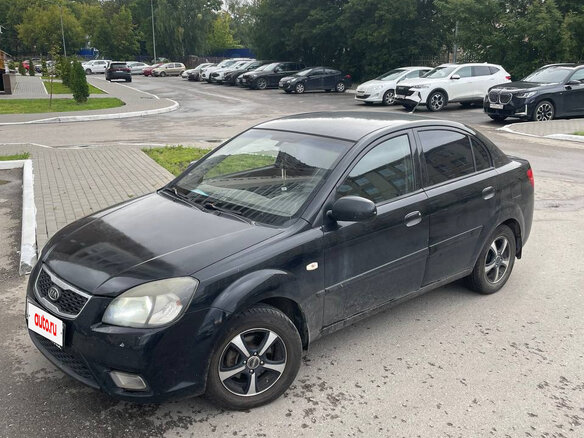 2009 Kia Rio II Рестайлинг, чёрный, 339000 рублей - вид 1