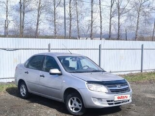 2014 Lada (ВАЗ) Granta I, серебристый, 250000 рублей, вид 3