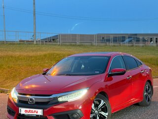 2018 Honda Civic X, красный, 1450000 рублей, вид 1