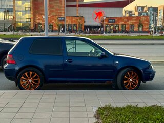2003 Volkswagen Golf IV, синий, 290000 рублей, вид 4
