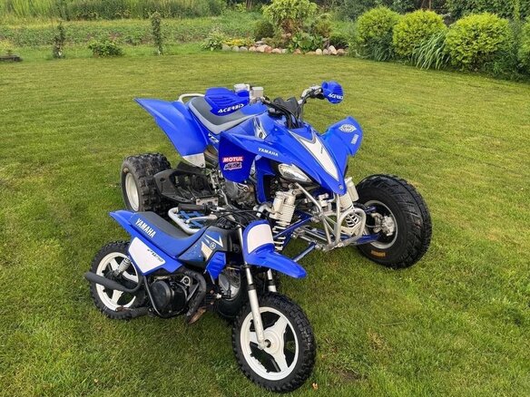 2007 Yamaha YFZ 450, синий - вид 11