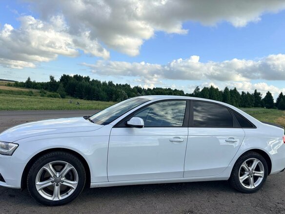 2013 Audi A4 IV (B8) Рестайлинг, белый, 1250000 рублей - вид 5