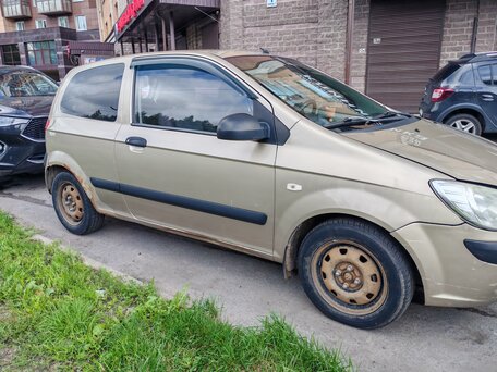 2008 Hyundai Getz I Рестайлинг, бежевый, 199900 рублей, вид 4