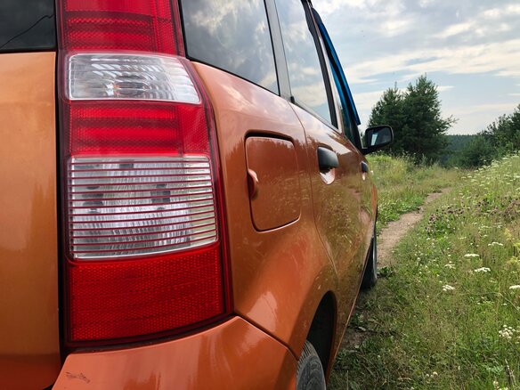 2007 Fiat Panda II, оранжевый - вид 11