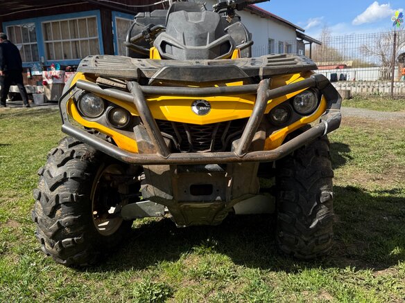 2013 BRP Can-Am Outlander MAX 500, жёлтый, 650000 рублей