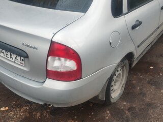 2007 Lada (ВАЗ) Kalina I, серебристый, 90000 рублей, вид 2