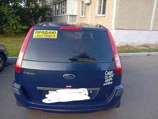 2008 Ford Fusion I Рестайлинг, синий, 450000 рублей, вид 2