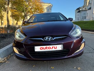 2013 Hyundai Solaris I, фиолетовый, 690000 рублей, вид 5