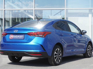 2020 Hyundai Solaris II Рестайлинг, синий, 1530000 рублей, вид 5