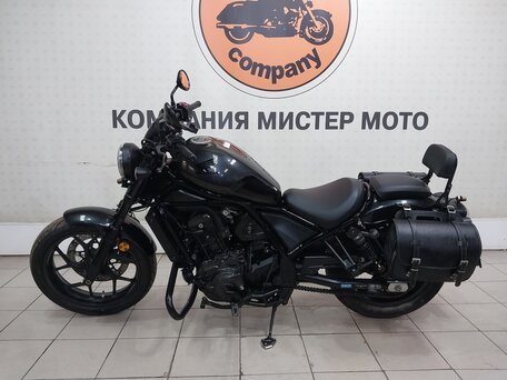 2021 Honda CMX 1100 Rebel, чёрный, 875000 рублей, вид 2