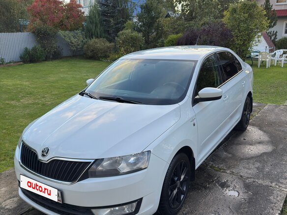 2016 Skoda Rapid I, белый, 1100000 рублей