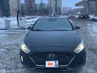 2018 Hyundai Sonata VII (LF) Рестайлинг, чёрный, 1500000 рублей, вид 1
