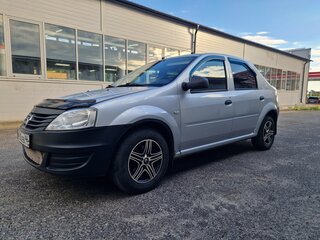 2013 Renault Logan I Рестайлинг, серый, 570000 рублей, вид 1