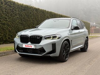 2021 BMW X3 M Competition I (F97) Рестайлинг, серый, 5740000 рублей, вид 4