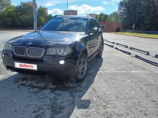 2007 BMW X3 25i I (E83) Рестайлинг, чёрный, 1130000 рублей, вид 2
