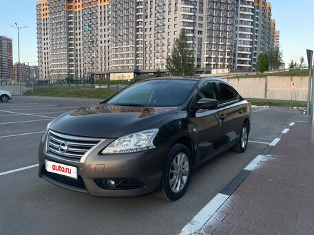 2015 Nissan Sentra VII (B17), коричневый, 720000 рублей, вид 1
