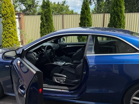 2014 Audi A5 I (8T) Рестайлинг, синий, 1699000 рублей, вид 4