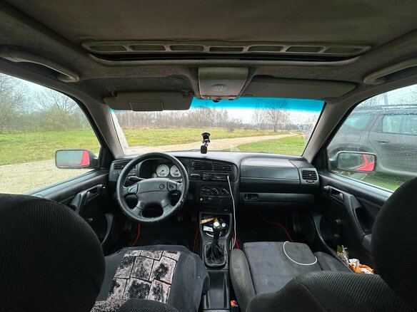 1996 Volkswagen Golf III, красный - вид 1
