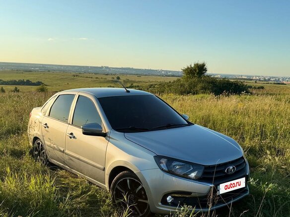 2019 Lada (ВАЗ) Granta I Рестайлинг, серебристый, 695000 рублей