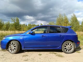 2006 Mazda 3 I (BK) Рестайлинг, синий, 500000 рублей, вид 5