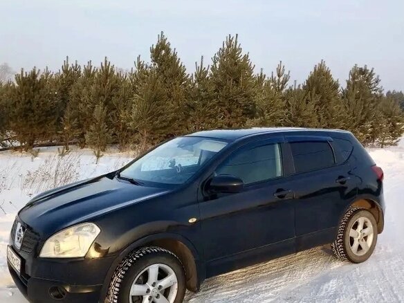 2007 Nissan Qashqai I, чёрный, 810000 рублей - вид 4