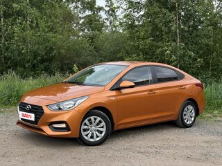 2017 Hyundai Solaris II, оранжевый, 1290000 рублей, вид 1