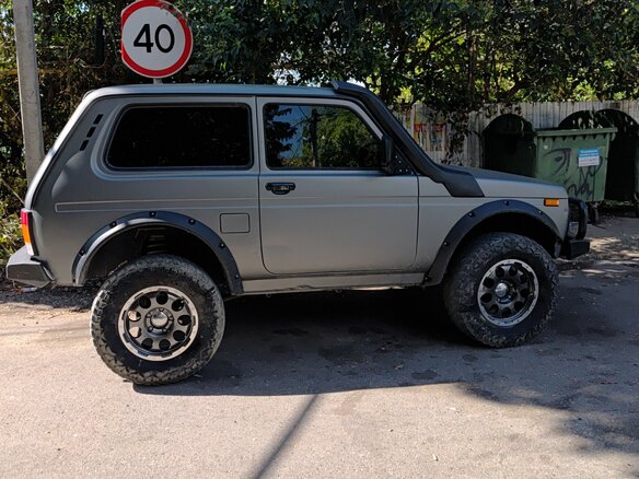 2003 Lada (ВАЗ) 2121 (4x4) I Рестайлинг, серый, 1000000 рублей - вид 9