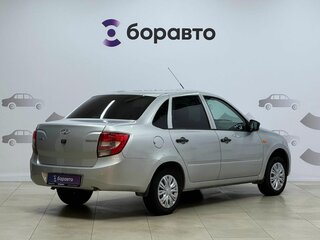 2015 Lada (ВАЗ) Granta I, серебристый, 595000 рублей, вид 4