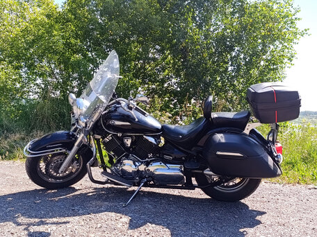 2008 Yamaha XVS1100, чёрный, 540000 рублей, вид 4