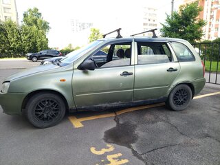 2010 Lada (ВАЗ) Kalina I, зелёный, 180000 рублей, вид 2