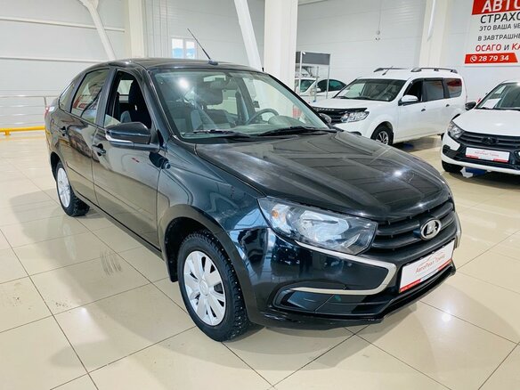 2022 Lada (ВАЗ) Granta Euro-2 I Рестайлинг, чёрный, 659000 рублей - вид 2