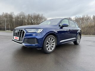 2020 Audi Q7 45 TDI II (4M) Рестайлинг, синий, 4850000 рублей, вид 4