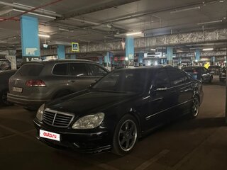 2003 Mercedes-Benz S-Класс 600 Long IV (W220) Рестайлинг, чёрный, 1800000 рублей, вид 1