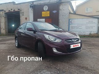 2011 Hyundai Solaris I, фиолетовый, 699000 рублей, вид 2