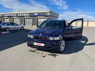 2001 BMW X5 3.0i I (E53), синий, 750000 рублей, вид 1