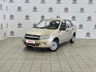2013 Lada (ВАЗ) Granta I, серебристый, 377000 рублей, вид 1