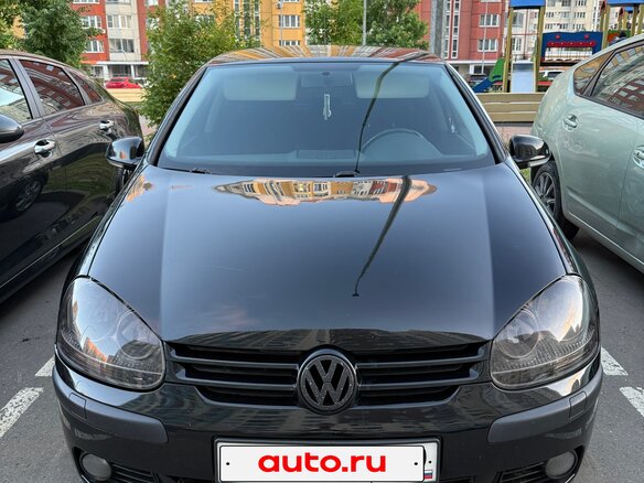 2006 Volkswagen Golf V, чёрный - вид 3