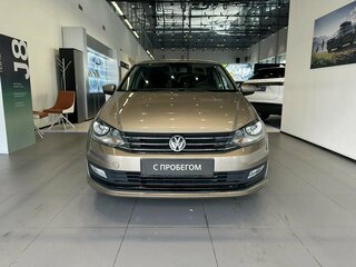 2016 Volkswagen Polo V Рестайлинг, бежевый, 1130000 рублей, вид 2
