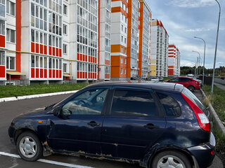 2007 Lada (ВАЗ) Kalina I, синий, 115000 рублей, вид 4