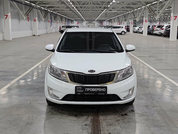 2012 Kia Rio 5-speed III, белый - вид 1