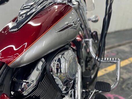 2012 Kawasaki VN1700 Vulcan, красный, 720000 рублей, вид 3