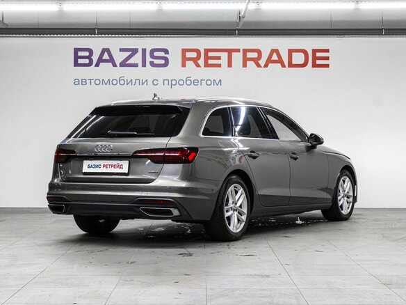 2019 Audi A4 40 TDI V (B9) Рестайлинг, серый, 3299000 рублей - вид 4