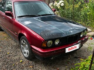1992 BMW 5 серии 520i III (E34), красный, 250000 рублей, вид 1