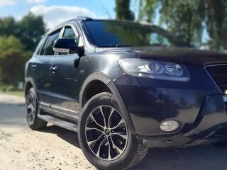 2008 Hyundai Santa Fe II, чёрный, 1100000 рублей, вид 2